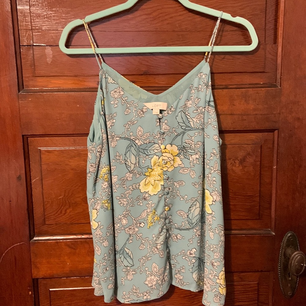 Floral thank top